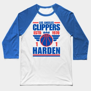 Los Angeles Clippers Harden 1 Basketball Retro Baseball T-Shirt